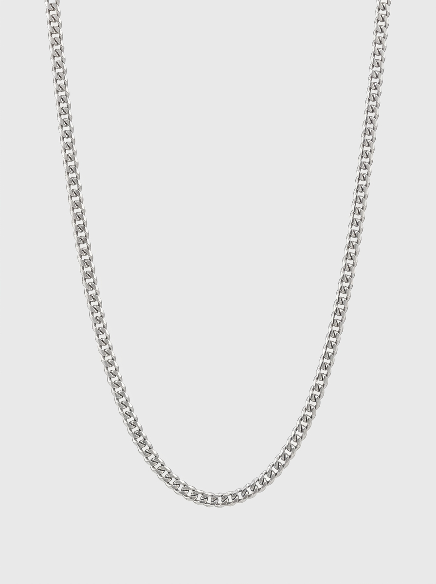 Cuban Chain 3mm in silver